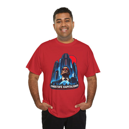 Endstufe Kapitalismus T-Shirt | Dystopie-Satire für Cyberpunk-Fans