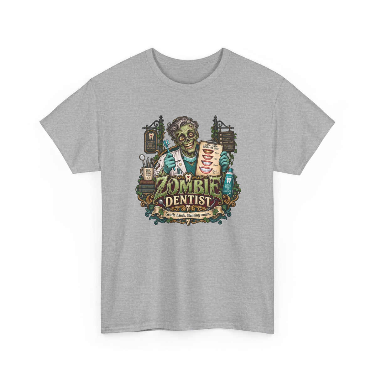Zombie Dentist T-Shirt | Lustiges Geschenk für Zahnärzte