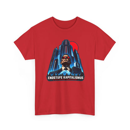 Endstufe Kapitalismus T-Shirt | Dystopie-Satire für Cyberpunk-Fans