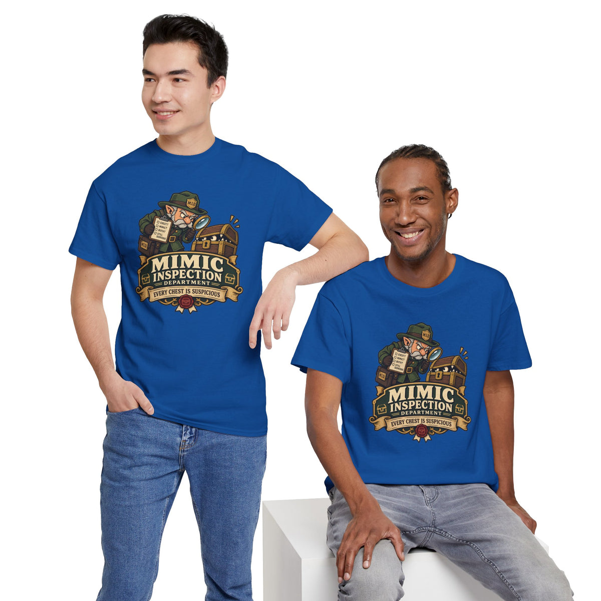 Mimic Inspection Department T-Shirt | Rollenspiel Shirt für Dungeon Fans