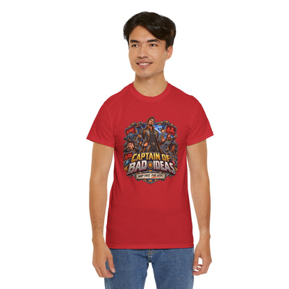 Captain of Bad Ideas T-Shirt | Geschenk für Chefs und Teamleiter