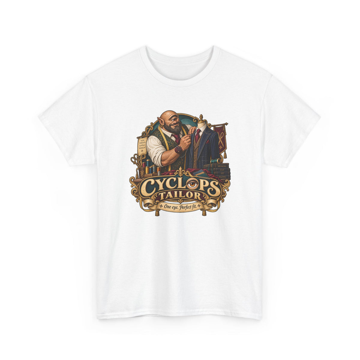 Cyclops Tailor T-Shirt | Lustiges Geschenk für Schneider und Nähfans