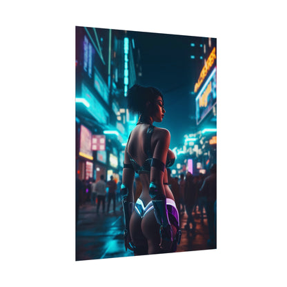 Cyberpunk Poster | Cyberpunk Night Beauty