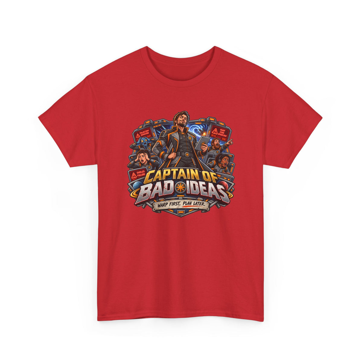 Captain of Bad Ideas T-Shirt | Geschenk für Chefs und Teamleiter