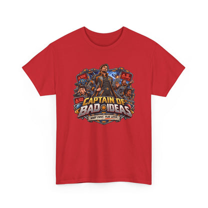 Captain of Bad Ideas T-Shirt | Geschenk für Chefs und Teamleiter