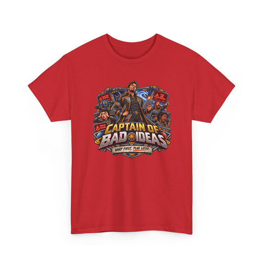 Captain of Bad Ideas T-Shirt | Geschenk für Chefs und Teamleiter