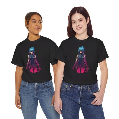 Cyberpunk Anime Girl T-Shirt | T-Shirt für Cyberpunk und Anime Fans