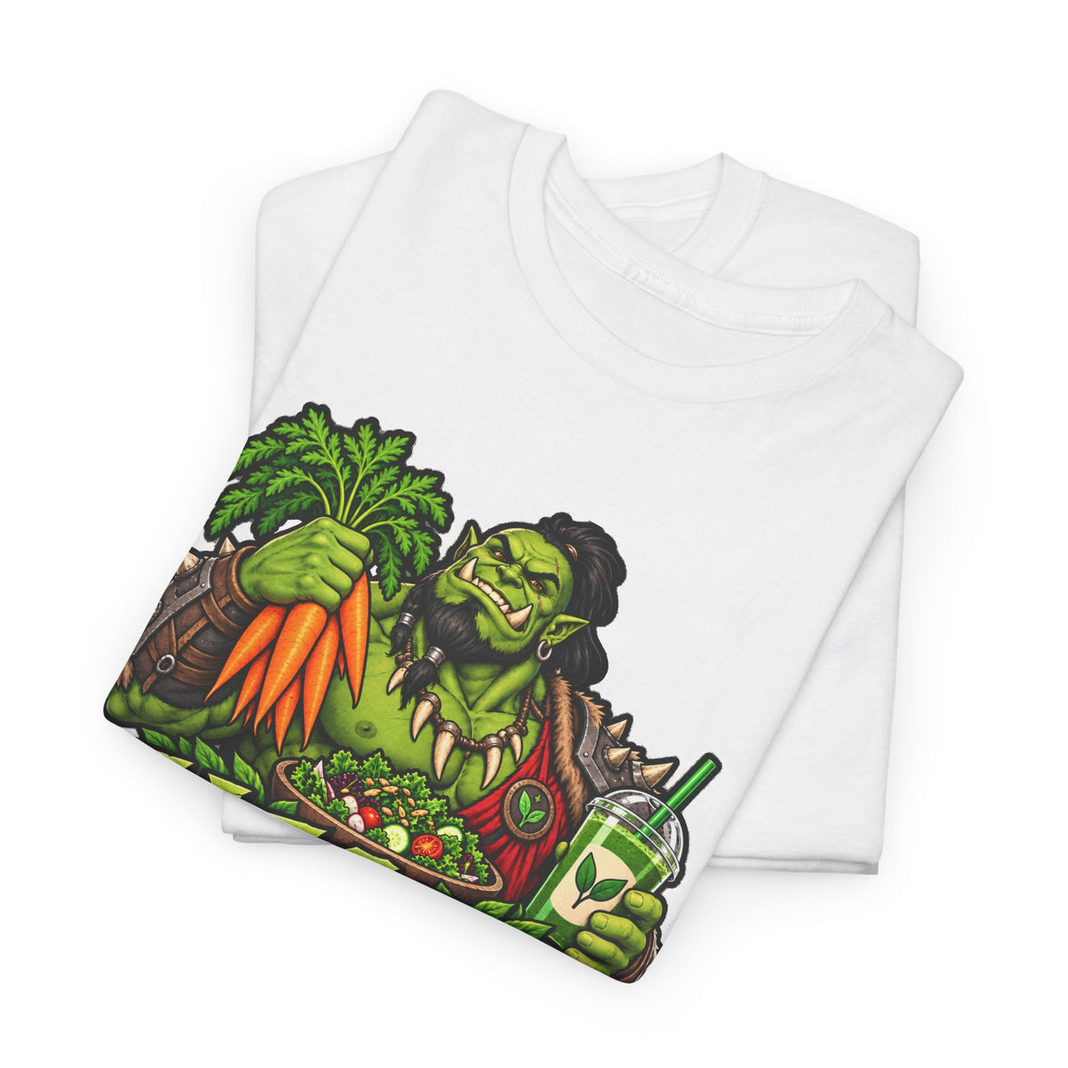 Vegan Orc T-Shirt | Geschenk für Veganer und Kraftsportler