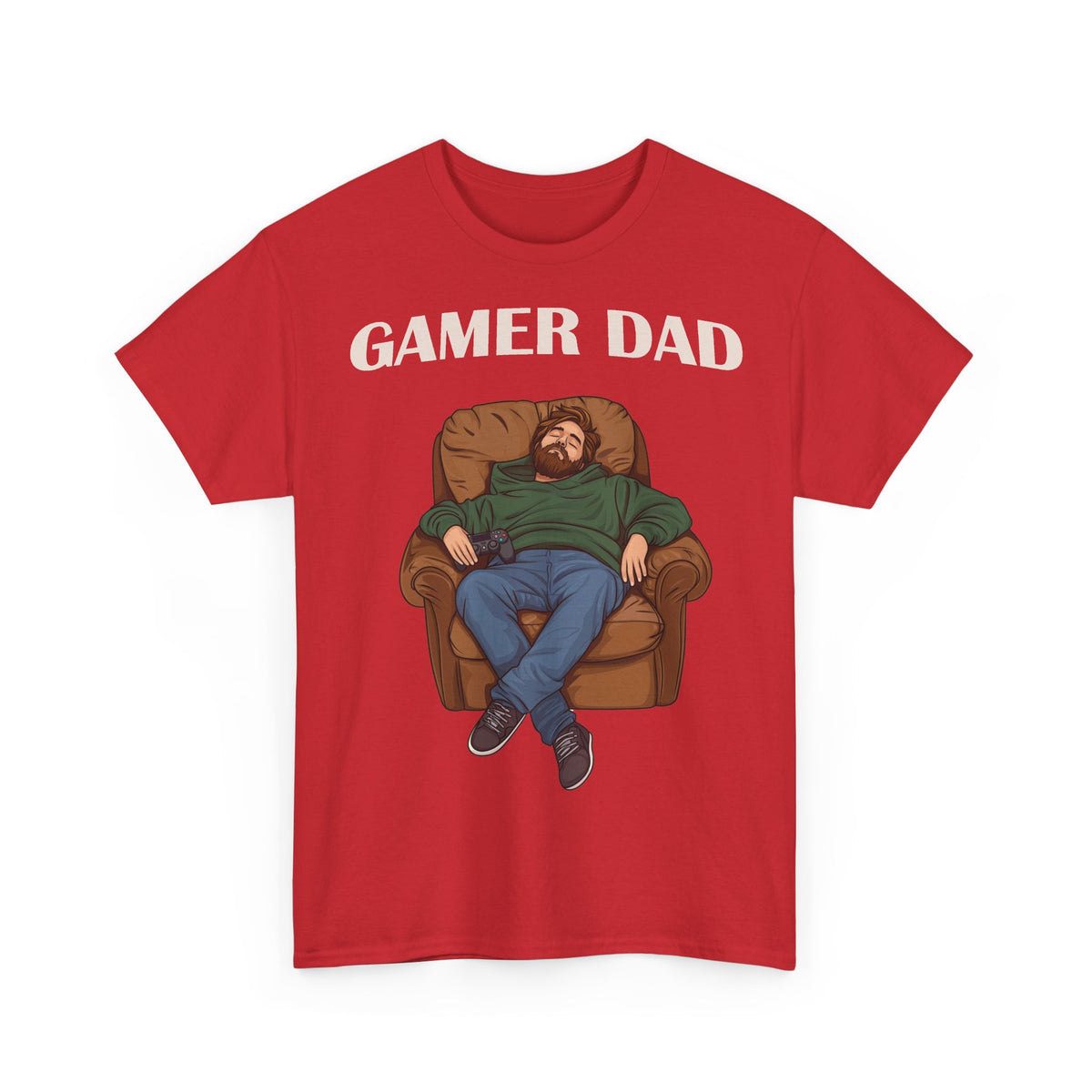 GAMER DAD T-Shirt Retro | Lustiges Geschenk für Zocker-Väter