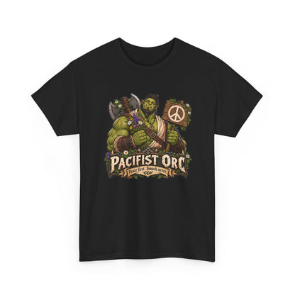 Pacifist Orc T-Shirt | Lustiges Fantasy Shirt mit friedlichem Ork