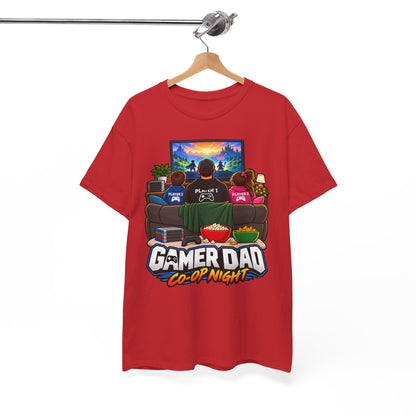 Gamer Dad Co-op Night T-Shirt | Geschenk für Papa von den Kindern