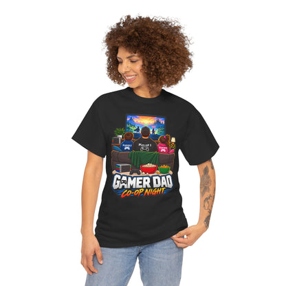 Gamer Dad Co-op Night T-Shirt | Geschenk für Papa von den Kindern