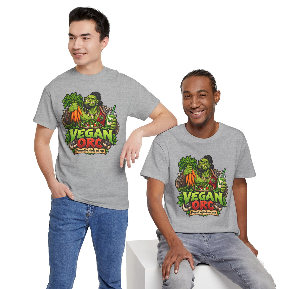 Vegan Orc T-Shirt | Geschenk für Veganer und Kraftsportler