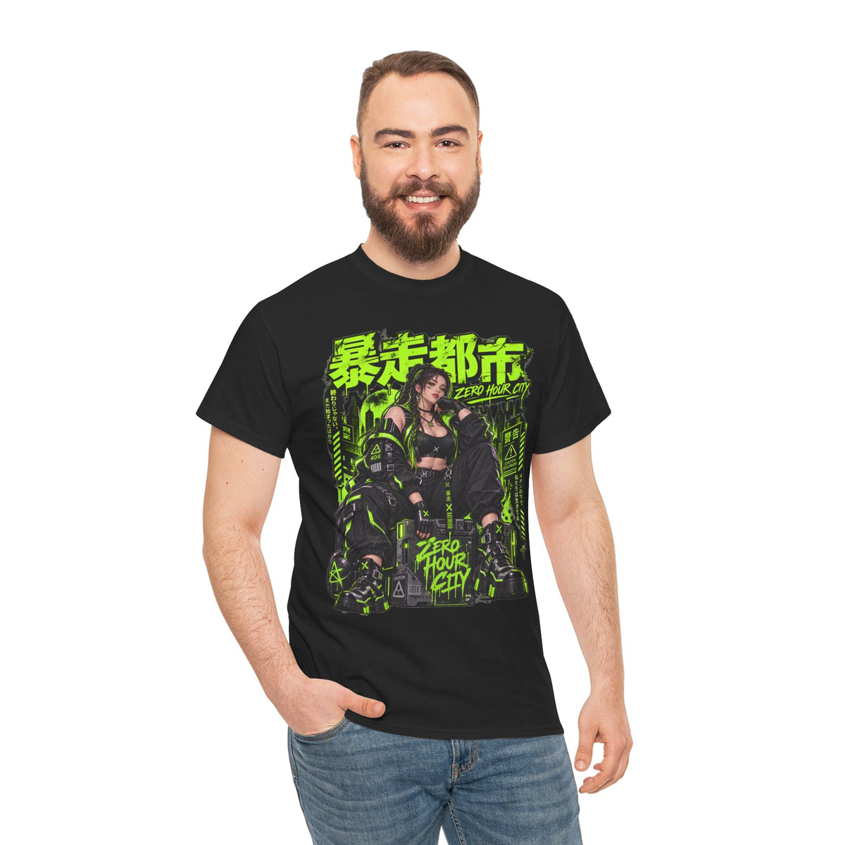 Zero Hour City T-Shirt | Streetwear-Geschenk für Techwear-Fans