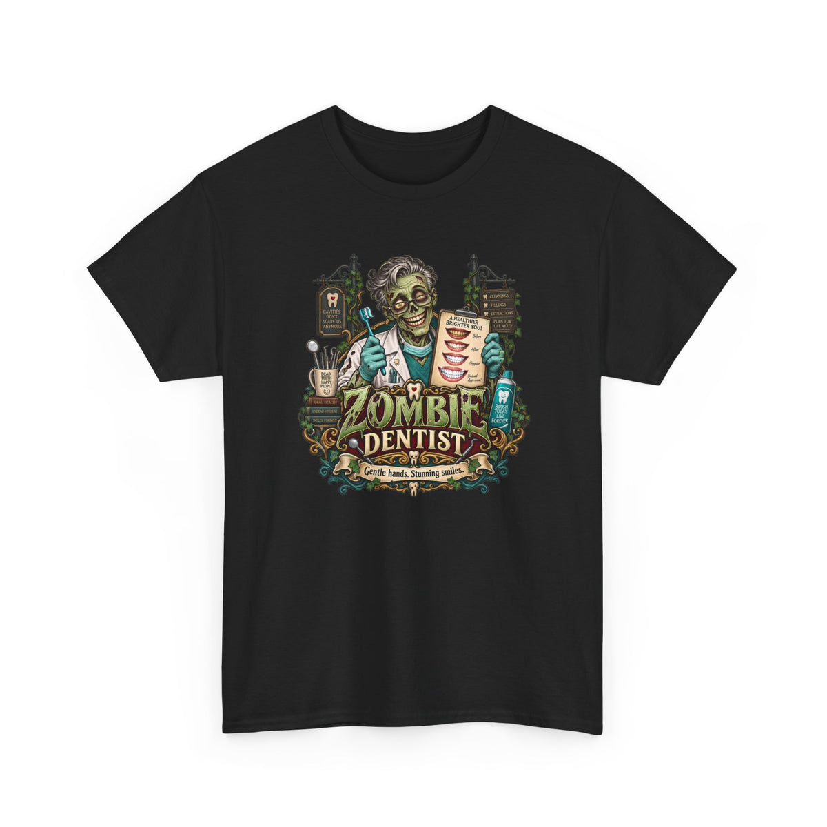 Zombie Dentist T-Shirt | Lustiges Geschenk für Zahnärzte