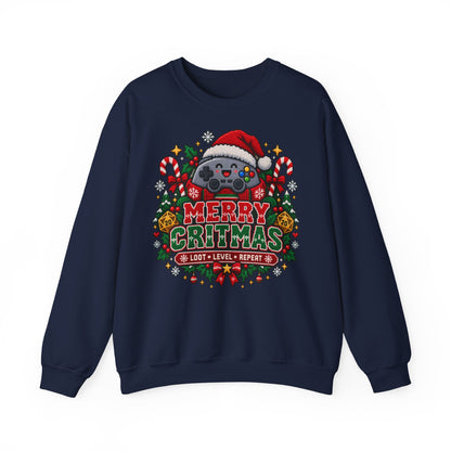Merry Critmas Weihnachtspullover | Geschenk für Gamer