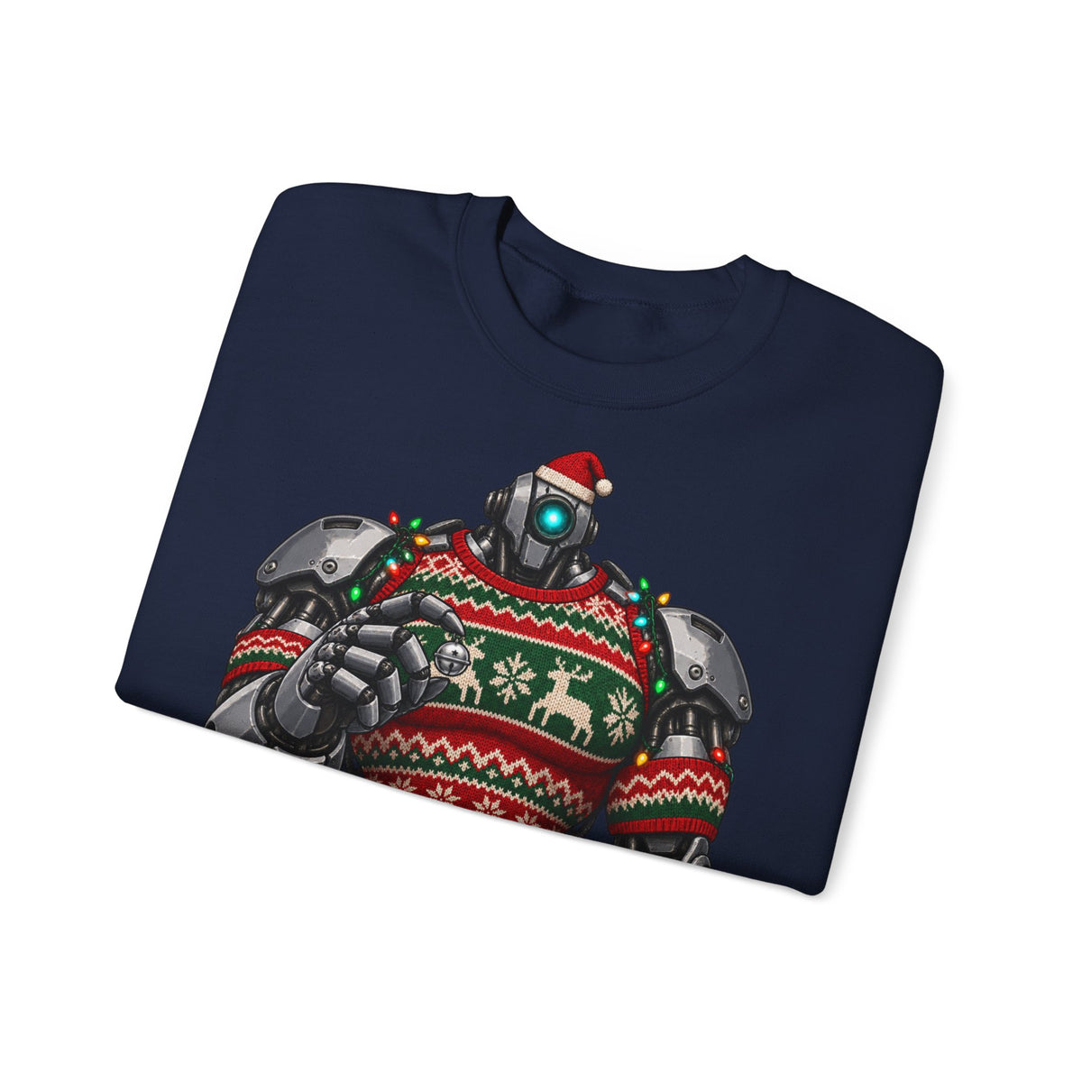 Roboter-Weihnachtspullover Ugly Sweater Protocol | Für Technikfans