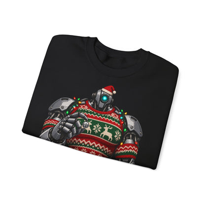 Roboter-Weihnachtspullover Ugly Sweater Protocol | Für Technikfans