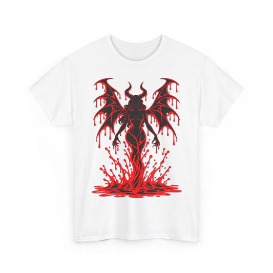 Crimson Succubus T-Shirt | Dämonin für Gothic und Halloween