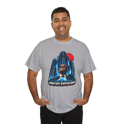 Endstufe Kapitalismus T-Shirt | Dystopie-Satire für Cyberpunk-Fans