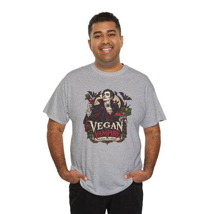 Vegan Vampire T-Shirt | Lustiges Veganer Shirt mit Vampir