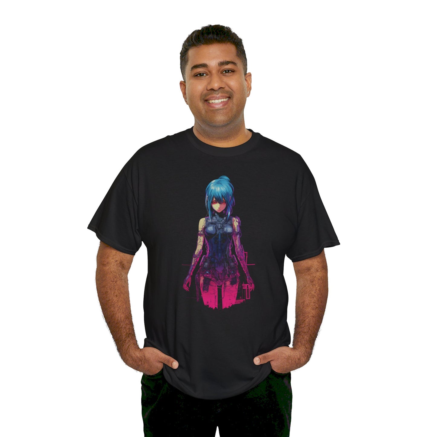 Cyberpunk Anime Girl T-Shirt | T-Shirt für Cyberpunk und Anime Fans