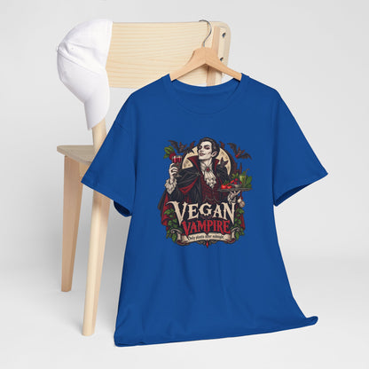 Vegan Vampire T-Shirt | Lustiges Veganer Shirt mit Vampir