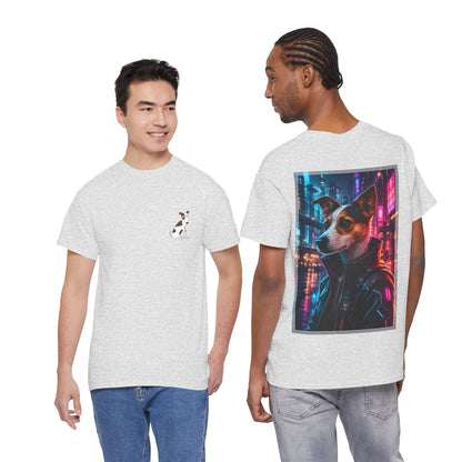 Jack Russell T-Shirt Cyberpunk | Geschenk für Hundebesitzer
