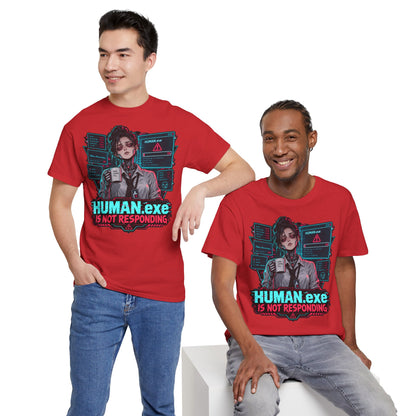 HUMAN.exe T-Shirt | Lustiges Geschenk für Büro und Kollegen