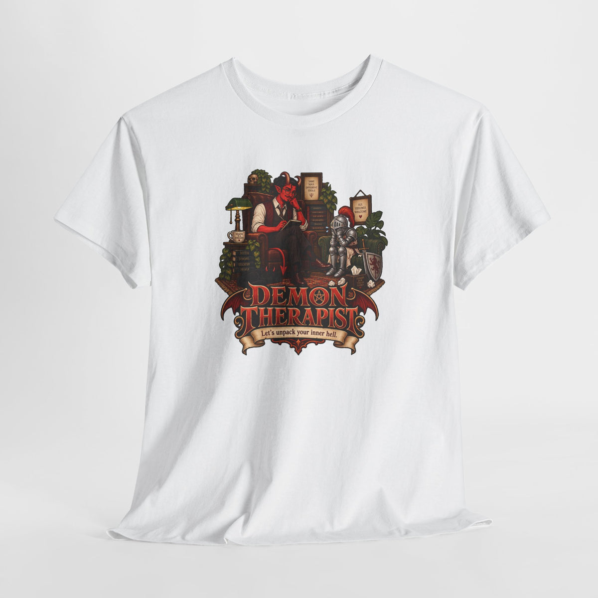 Demon Therapist T-Shirt | Lustiges Geschenk für Therapeuten