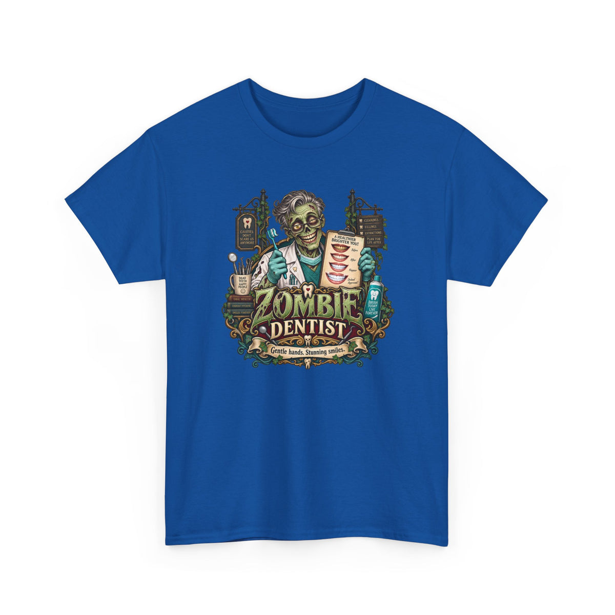 Zombie Dentist T-Shirt | Lustiges Geschenk für Zahnärzte