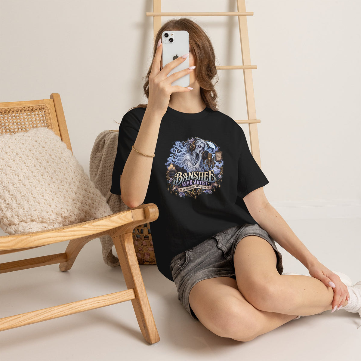 Banshee ASMR T-Shirt | Gothic Fantasy Shirt für ASMR Fans