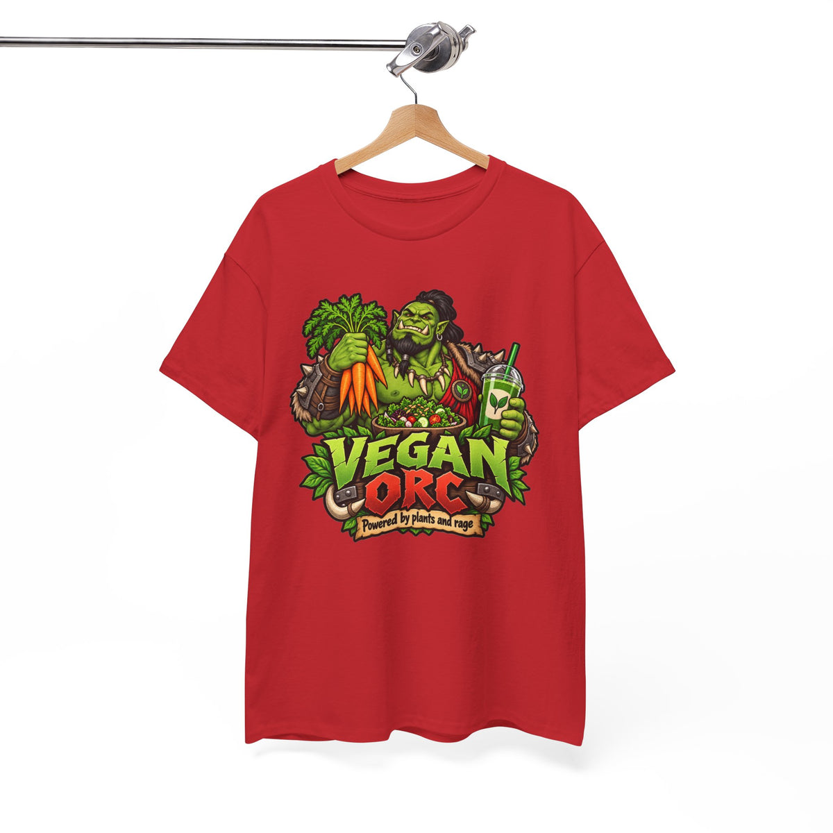 Vegan Orc T-Shirt | Geschenk für Veganer und Kraftsportler