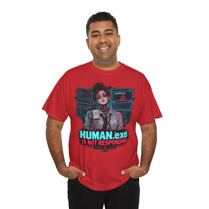 HUMAN.exe T-Shirt | Lustiges Geschenk für Büro und Kollegen