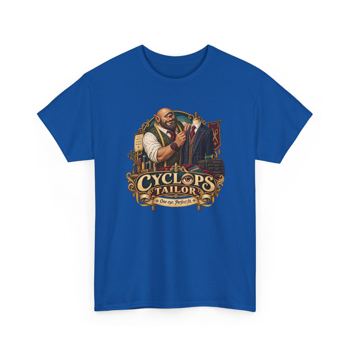 Cyclops Tailor T-Shirt | Lustiges Geschenk für Schneider und Nähfans