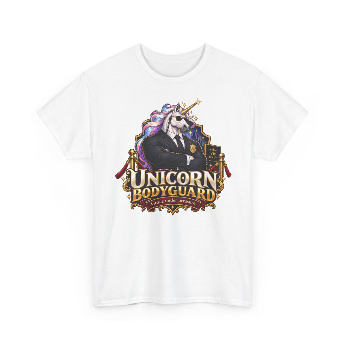 Unicorn Bodyguard T-Shirt | Geschenk für Security und Türsteher