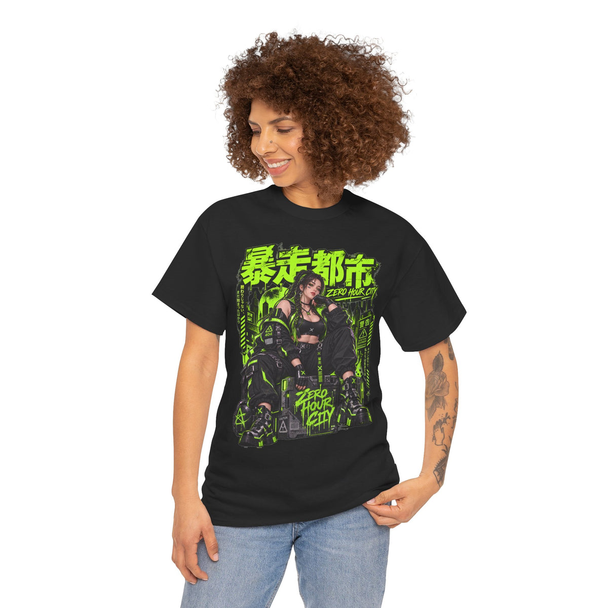 Zero Hour City T-Shirt | Streetwear-Geschenk für Techwear-Fans