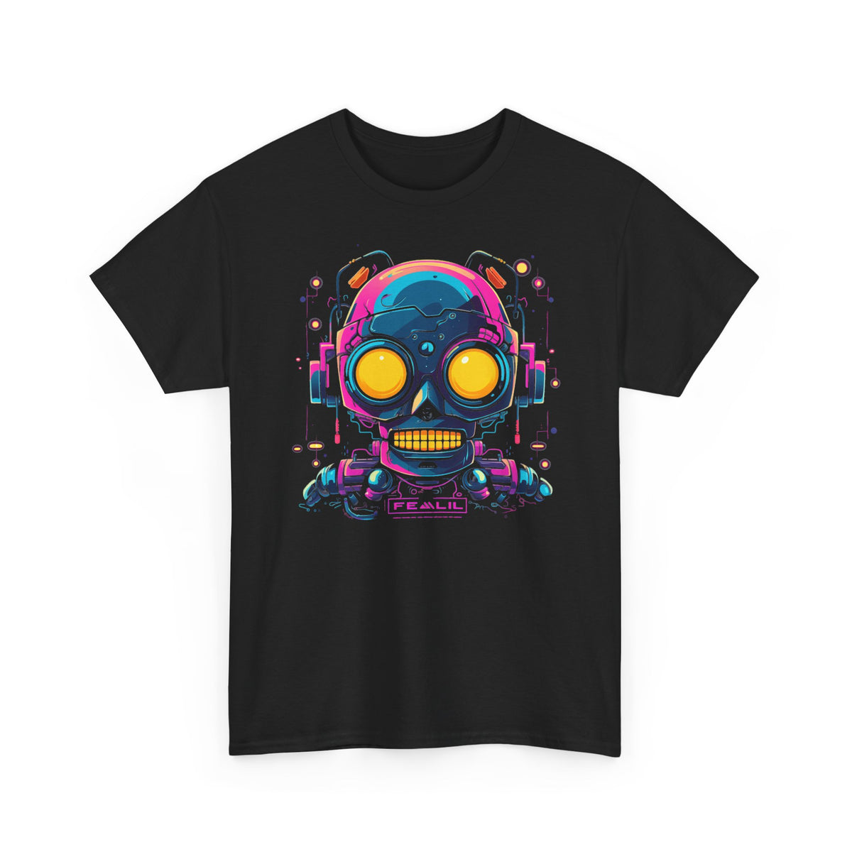 Retro Roboter T-Shirt | T-Shirt für Retrowave Fans