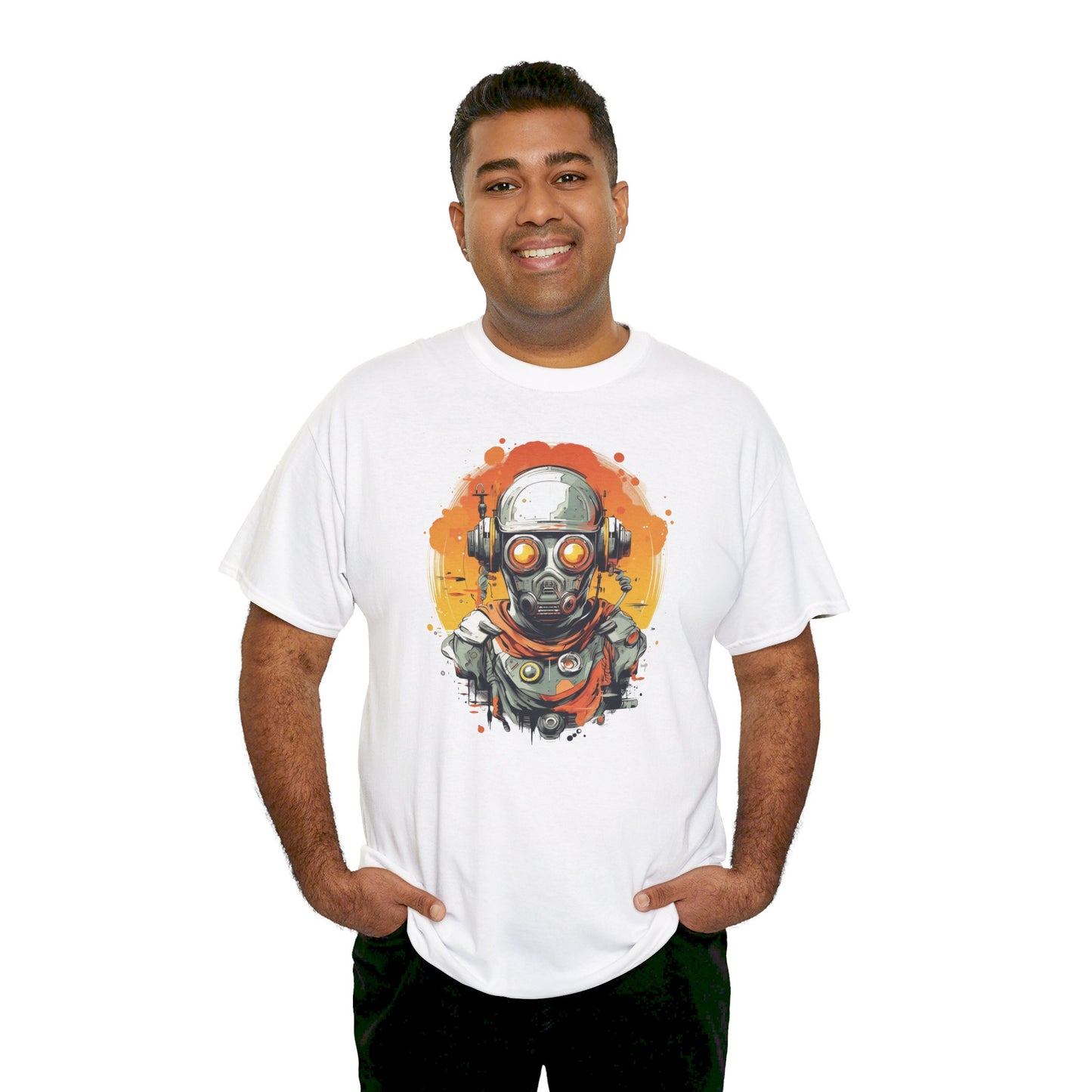 Retro Sci-Fi Helm T-Shirt | T-Shirt für Sci-Fi Fans