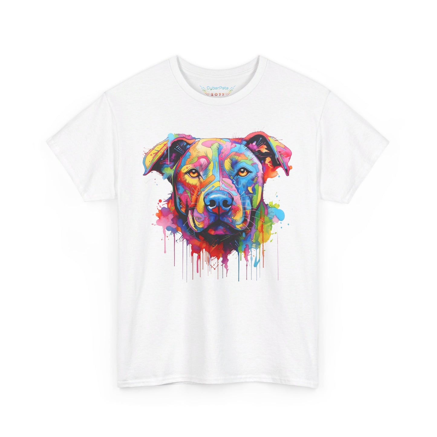 Graffiti Pitbull T-Shirt | T-Shirt für Street Art und Hunde Fans