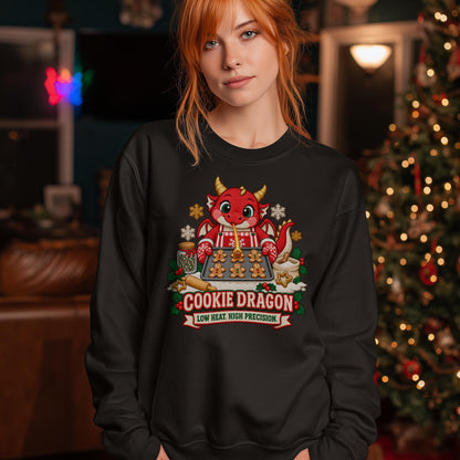 Cookie Dragon Weihnachtspullover | Geschenk für Hobbybäcker