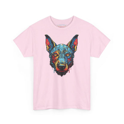 Colorful Robo Dog T-Shirt | T-shirt for sci-fi fans and dog lovers