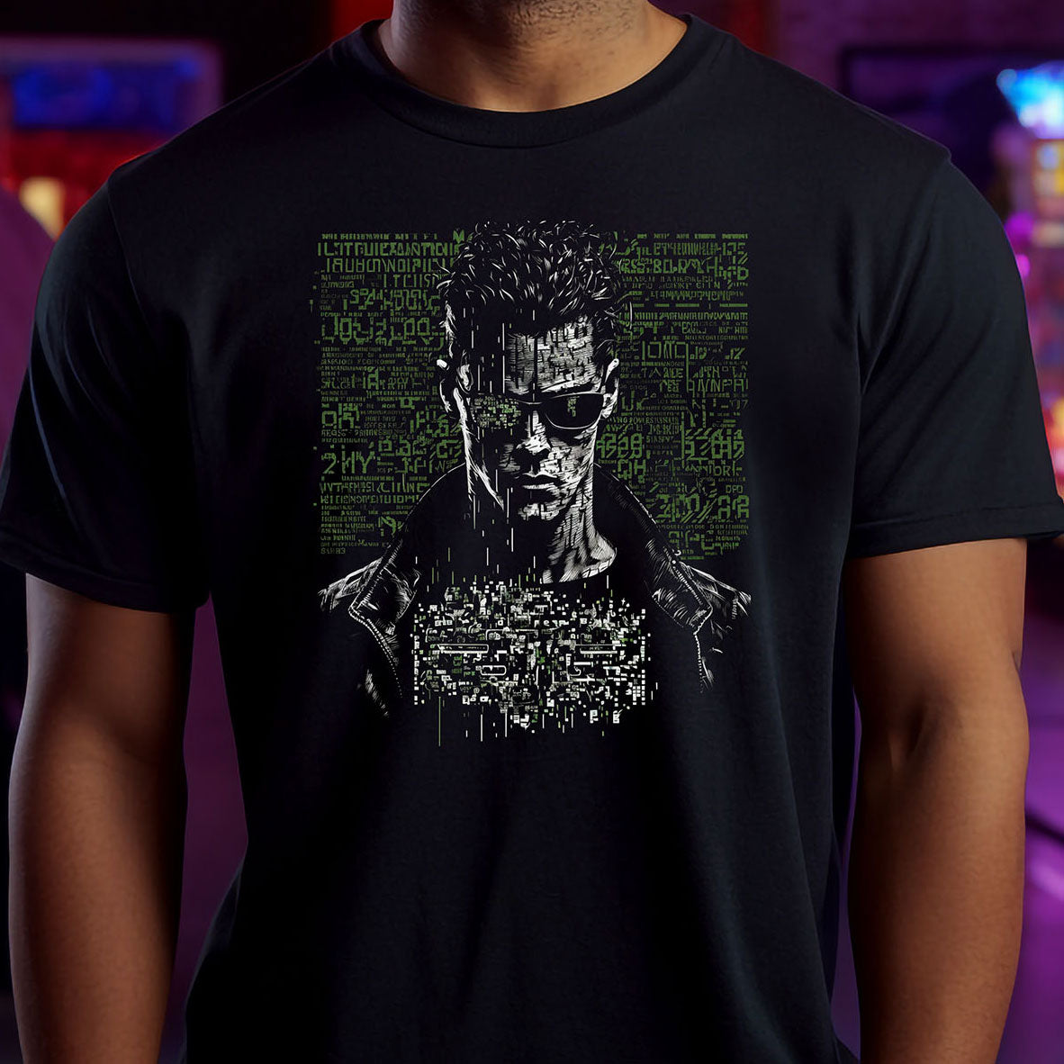 Hacker Guy T-Shirt | T-Shirt für Gamer und Cyberpunk Fans