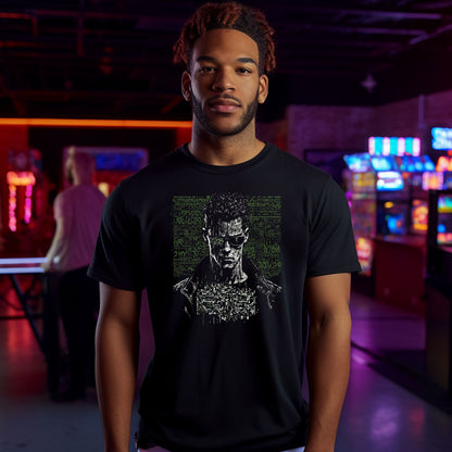 Hacker Guy T-Shirt | T-Shirt für Gamer und Cyberpunk Fans