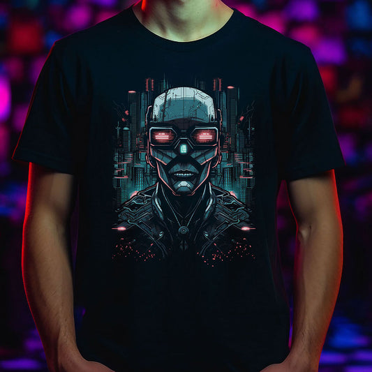 Cyberpunk Psycho T-Shirt | T-Shirt für Gamer und Cyberpunk Fans