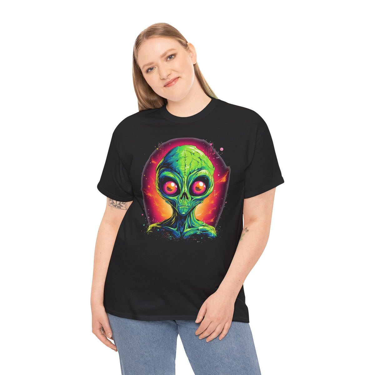 Grimmiges Alien T-Shirt | T-Shirt für Sci-Fi Fans