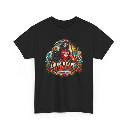 Grim Reaper Lifeguard T-Shirt | Lustiges Shirt für Rettungsschwimmer