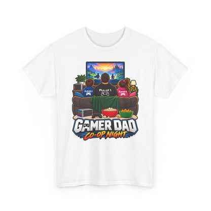 Gamer Dad Co-op Night T-Shirt | Geschenk für Papa von den Kindern