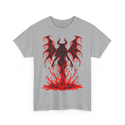 Crimson Succubus T-Shirt | Dämonin für Gothic und Halloween