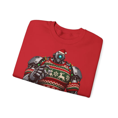 Roboter-Weihnachtspullover Ugly Sweater Protocol | Für Technikfans